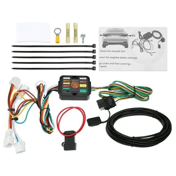 Unique Bargains 1 Set 56033 4-Pin Trailer Wiring Harness Trailer Converter  for Nissan Rogue 2008 2009 2010 2011 2012 2013 2014 2015 2016 2017 2018 2019 2020