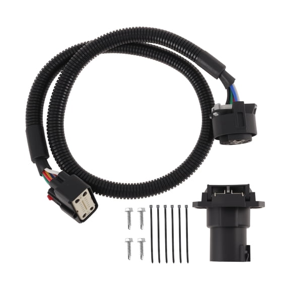 Unique Bargains 1 Set 7 Trailer Wiring Harness 56393 Towing Hitch Wiring for BUICK ENCLAVE 2018-2024 for CHEVROLET TRAVERSE 18-24 Connector Towing Harness Converter