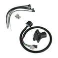 thumbnail image 1 of Unique Bargains 1 Set 7-Way Tow Harness for Nissan Frontier 2005-2022 for Nissan Xterra 2005-2015 Trailer Wiring Harness Black, 1 of 7