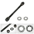 thumbnail image 1 of Unique Bargains 1 Set 9.5mm Bicycle Rear Solid Axle with 6mm Ball Bearings for Road Bike, 1 of 6