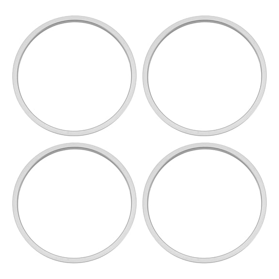 Unique Bargains 1 Set AC Vent Dashboard Decoration Rings for Toyota Tacoma 2016-2023 Air Conditioner Air Outlet Vent Cover Ring Decoration Trim Decoration Silver Tone