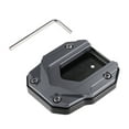 thumbnail image 1 of Unique Bargains 1 Set Aluminum Alloy Motorcycle Kickstand Plate Pad for BMW C400GT 2023 with Wrench Grey, Black, 1 of 6