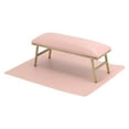 thumbnail image 1 of Unique Bargains 1 Set Arm Rest for Nails Tech Non-Slip Nail Arm Rest Manicure Hand Rest with Nail Table Mat Pink, 1 of 2