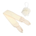 thumbnail image 1 of Unique Bargains 1 Set Bath Brush Set Body Scrubber Set for Bath for Shower 1.97"x4.72" Beige, 1 of 6