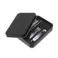thumbnail image 1 of Unique Bargains 1 Set Beautiful Box Nail Clipper Kit Toenail Clippers Gradient Black, 1 of 7