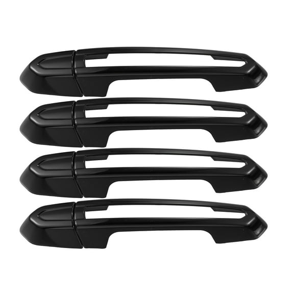 Unique Bargains 1 Set Black Outside Exterior Door Handles Kit for Cadillac XT4 XT5 XT6 CT4 CT6 ATS XTS CTS 2013-2019 Black