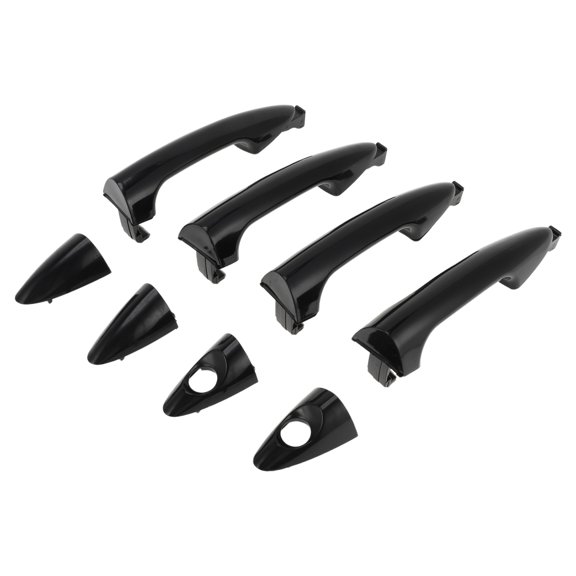 Unique Bargains 1 Set Car Exterior Door Handles Grip for Hyundai Accent 2012-2017 Front Left Front Right Rear Left Rear Right No.826511R050/826611R050 Black ABS