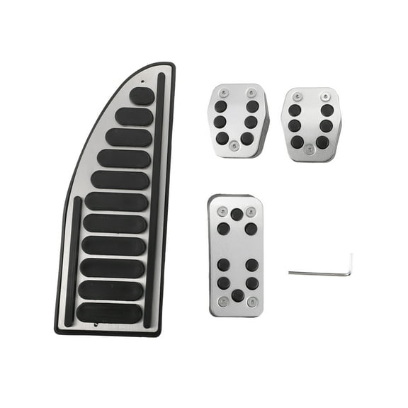 Car Manual Transmission Fuel Brake Dead Pedal Cover Set