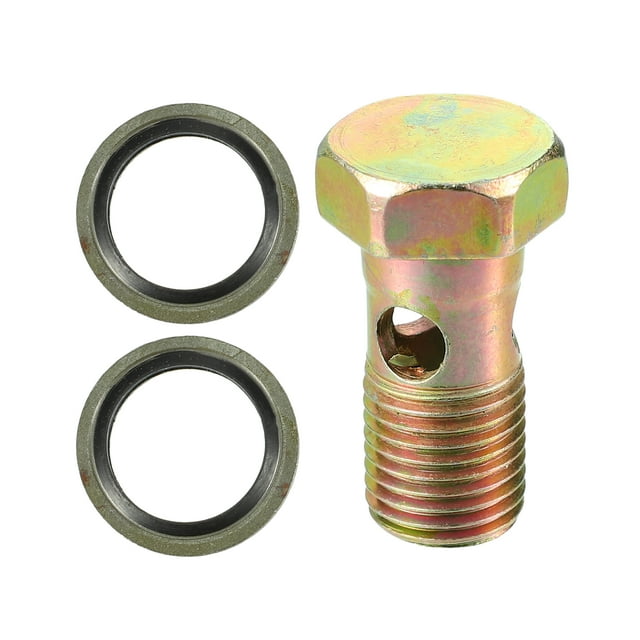 KINUGAWA Turbo Banjo Bolt Kit - M14x1.5mm To 6AN, For Garrett GT28/30/35R & Other Turbos