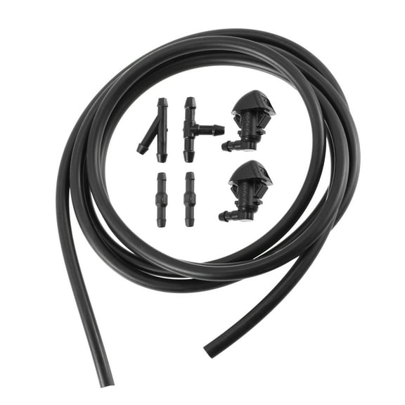 Unique Bargains 1 Set Car Windshield Washer Nozzle Wiper Spray Jet Fit for Toyota Sienna 2WD Black