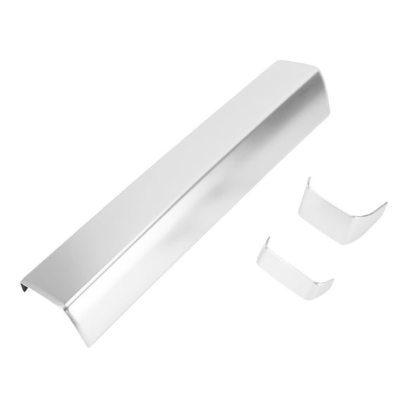 Unique Bargains 1 Set Central Console Instrument Strip Cover for Toyota Tundra 2022-2024 Console Center Dashboard Stripe Trim ABS Matte Silver Tone
