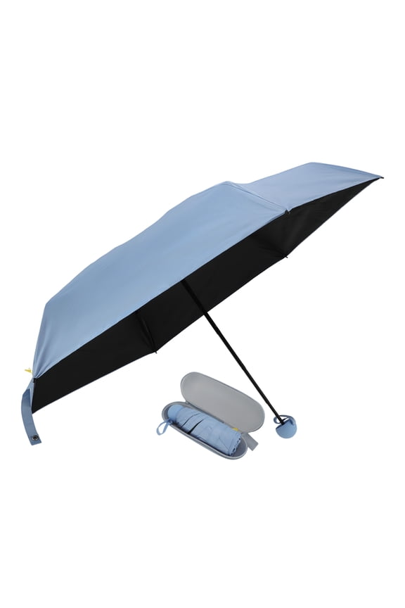 1 Set Compact Umbrella Capsule Umbrella Blue