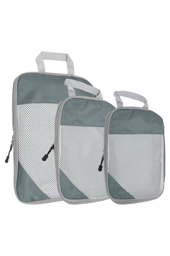 1 Set Compression Packing Bag for Travel Lightweight Travel Essential Luggage Organizer Travel Bag Gray