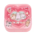 thumbnail image 1 of Unique Bargains 1 Set Contact Lens Case Cartoon Animal Lens Storage Case Red, 1 of 5