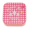 thumbnail image 1 of Unique Bargains 1 Set Contact Lens Case Cartoon Animal Lens Storage Case Rose Red, 1 of 5