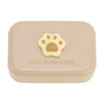 thumbnail image 1 of Unique Bargains 1 Set Contact Lens Case Cat's Paw Lens Storage Case Light Brown, 1 of 5