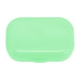 thumbnail image 1 of Unique Bargains 1 Set Contact Lens Case Compact Rectangular Lens Storage Case Green, 1 of 5