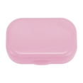 thumbnail image 1 of Unique Bargains 1 Set Contact Lens Case Compact Rectangular Lens Storage Case Pink, 1 of 5