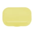 thumbnail image 1 of Unique Bargains 1 Set Contact Lens Case Compact Rectangular Lens Storage Case Yellow, 1 of 5