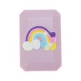 thumbnail image 1 of Unique Bargains 1 Set Contact Lens Case Contact Lens Container Contact Lens Carrier Rainbow Pattern 1.57"x2.36"x0.98" Light Pink, 1 of 5