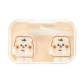 thumbnail image 1 of Unique Bargains 1 Set Contact Lens Case Contact Lens Container Contact Lens Carrier Toast Pattern 2.76"x1.65"x1.1" Pink, 1 of 5