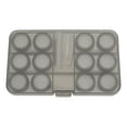 thumbnail image 1 of Unique Bargains 1 Set Contact Lens Case Durable Rectangular Lens Storage Case Gray, 1 of 5