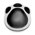 thumbnail image 1 of Unique Bargains 1 Set Contact Lens Case Electroplated Cat's Paw Lens Storage Case Black, 1 of 5