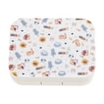 thumbnail image 1 of Unique Bargains 1 Set Contact Lens Case Flower Rectangular Lens Storage Case White, 1 of 5