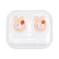 thumbnail image 1 of Unique Bargains 1 Set Contact Lens Case Integrated Rabbit Lens Storage Case Pink, 1 of 5