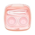 thumbnail image 1 of Unique Bargains 1 Set Contact Lens Case Integrated Square Lens Storage Case Orange, 1 of 5