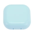 thumbnail image 1 of Unique Bargains 1 Set Contact Lens Case Portable Square Lens Storage Case Blue, 1 of 5