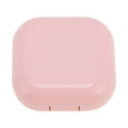 thumbnail image 1 of Unique Bargains 1 Set Contact Lens Case Portable Square Lens Storage Case Pink, 1 of 5