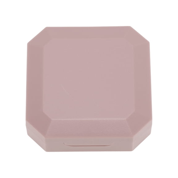 Unique Bargains 1 Set Contact Lens Case Retro Square Lens Storage Case Pink