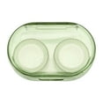 thumbnail image 1 of Unique Bargains 1 Set Contact Lens Case Simple Oval Lens Storage Case Green, 1 of 5