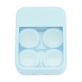 thumbnail image 1 of Unique Bargains 1 Set Contact Lens Case Simple Rectangular Lens Storage Case Blue, 1 of 5