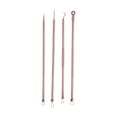 thumbnail image 1 of Unique Bargains 1 Set Convenient Heart Pimple Extractor Kit Pink, 1 of 7