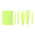 thumbnail image 1 of Unique Bargains 1 Set Convenient Makeup Brush Kit for Bathroom Fluorescent Green Man-made Fiber Plastic, 1 of 5