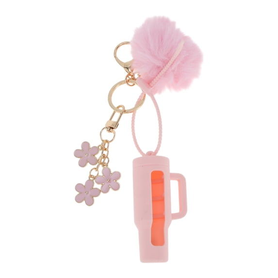 Unique Bargains 1 Set Cup-shaped Lipstick Holder Case Pink