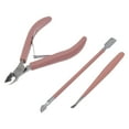 thumbnail image 1 of Unique Bargains 1 Set Cuticle Nail Clippers Toenail Clippers Pink, 1 of 6