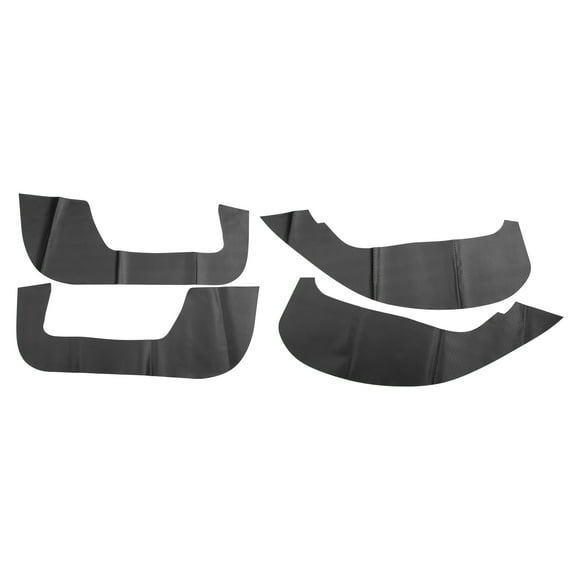 Unique Bargains 1 Set Door Anti Kick Pad Stickers Guard Protector Carbon Fiber Pattern for BMW MINI Cooper F60 2022 2023