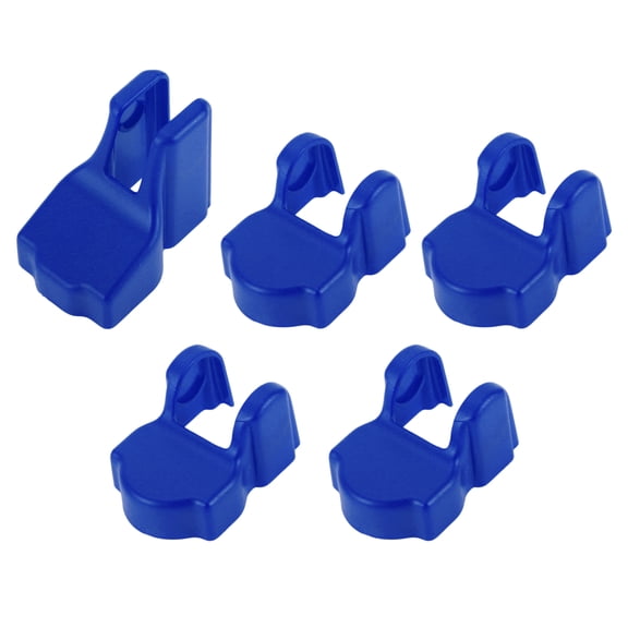 Unique Bargains 1 Set Door Tailgate Stopper Limited Buckle Protector Trim Cover for Jeep Wrangler JL JLU 2018-2024 for Jeep Gladiator JT 2020-2024 Door Limiting Cover Trim ABS Blue