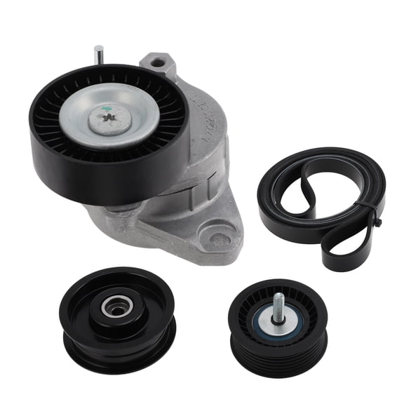 Unique Bargains 1 Set Drive Belt Tensioner Kit for Mercedes-Benz C300 GL550 2008-2012 Serpentine Belt Drive Kit with Tensioner 2722000070/2722000270/6PK2404