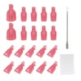 thumbnail image 1 of Unique Bargains 1 Set Durable Nail Art Removal Clip Kit Nail Care Tools for Women Pink, 1 of 7