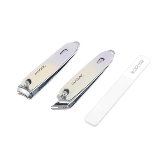 Unique Bargains 1 Set Durable Nail Clippers Toenail Clippers Purple