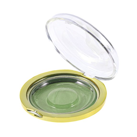 Unique Bargains 1 Set Durable Round Eyelash Storage Case Green Acrylic