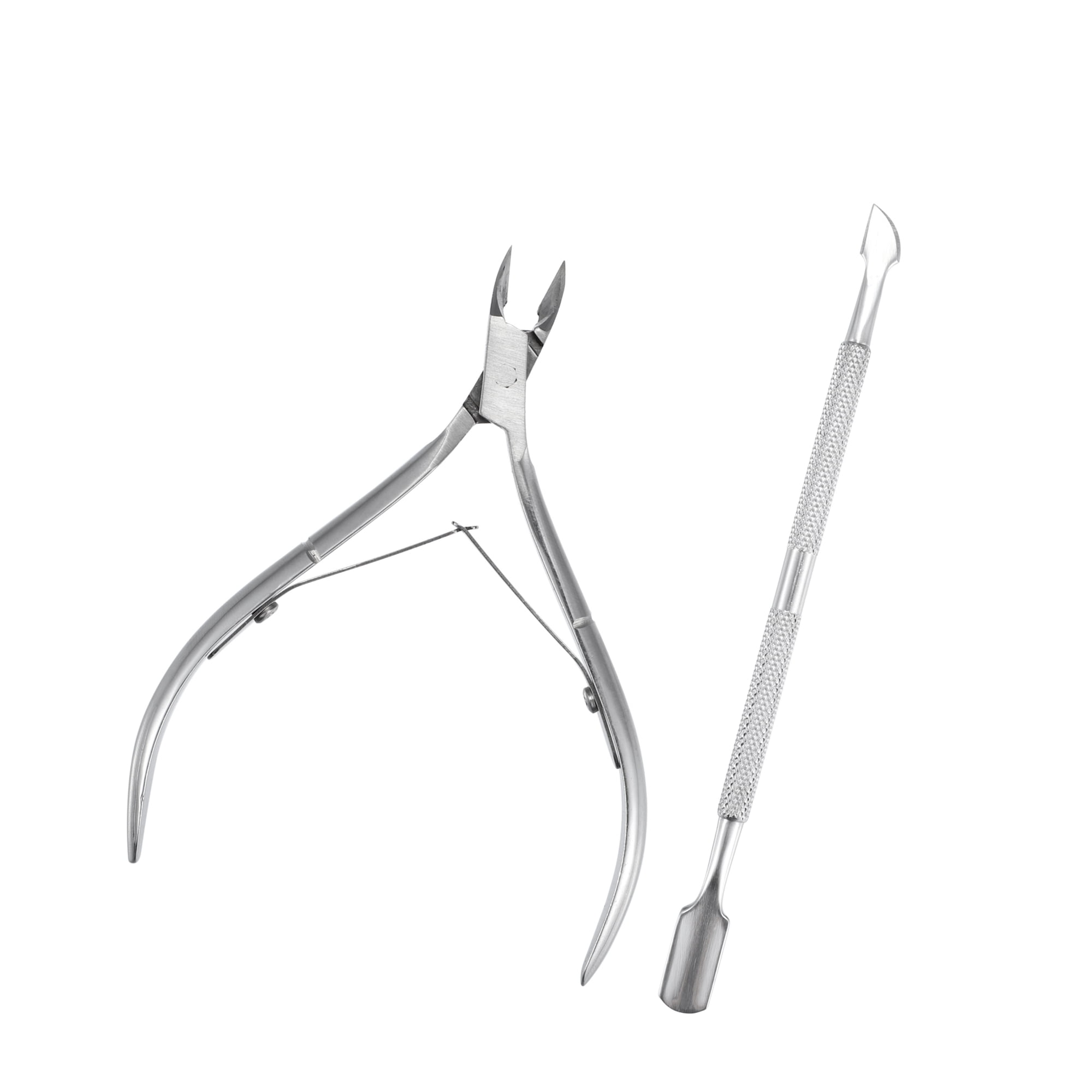 Unique Bargains 1 Set Easy Grip Toe Nail Clippers for Thick Nail Silver