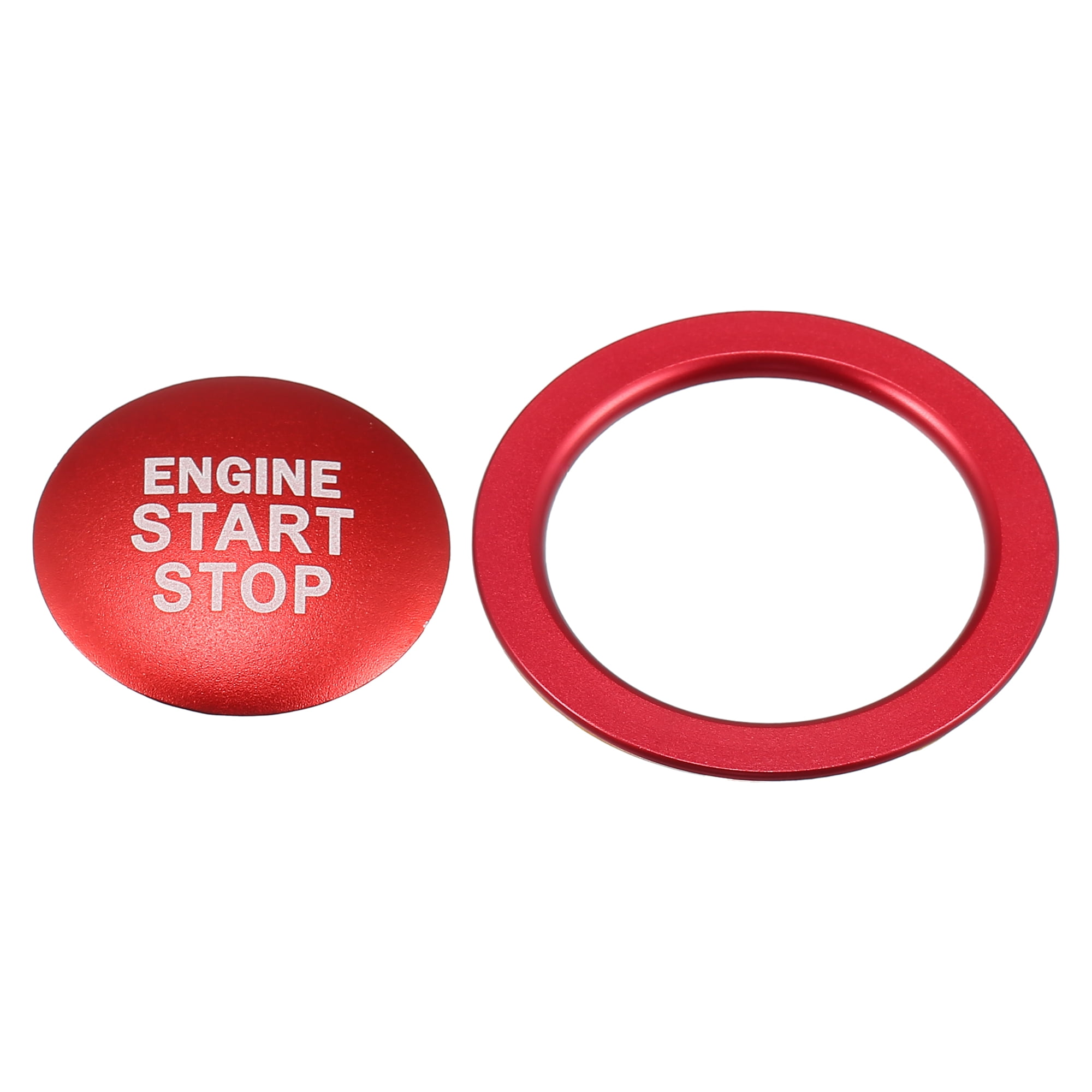 Start Engine Sticker Unique Bargains 1 Set Engine Start Stop Button Cover Ignition Starter ...