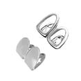 thumbnail image 1 of Unique Bargains 1 Set Fake Teeth Grills Fashion Arc Shape for Hip Hop Gift Silver Tone, 1 of 6