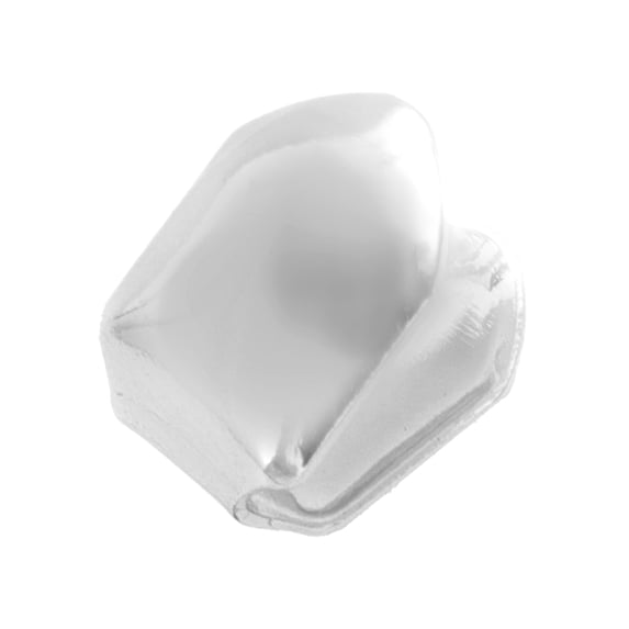 Unique Bargains 1 Set Fake Teeth Grills Fashion Hip Hop Style for Hip Hop Gift Silver Tone