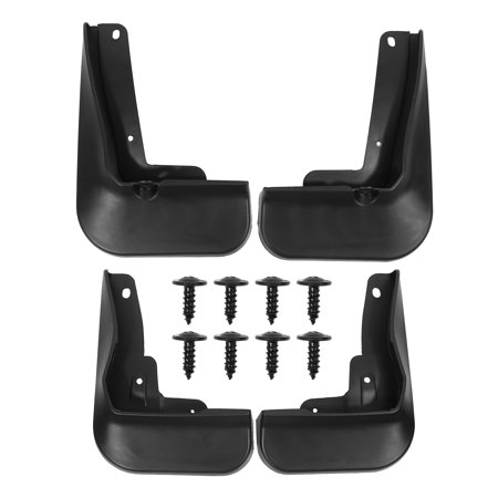 Unique Bargains 1 Set Front Rear Mudguards Mud Flap Protection Fender Fit for Toyota Camry 2018-2022 with Screws Black